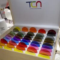 Paint powder TCN for coloring plastic CR39 lenses with an index of 1.50, set of 10 packs of 10 g each