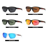 Plastic semi-rimless sport sunglasses Elit 2308-EL