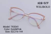 Оправа металл + TR90 ультратонкая женская с флексом Wilibolo TR3041