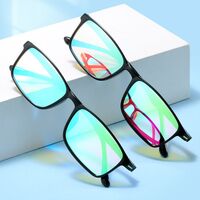 Blue Block TR90 glasses with blue light protection for colorblind people, with case KY3021-7色盲