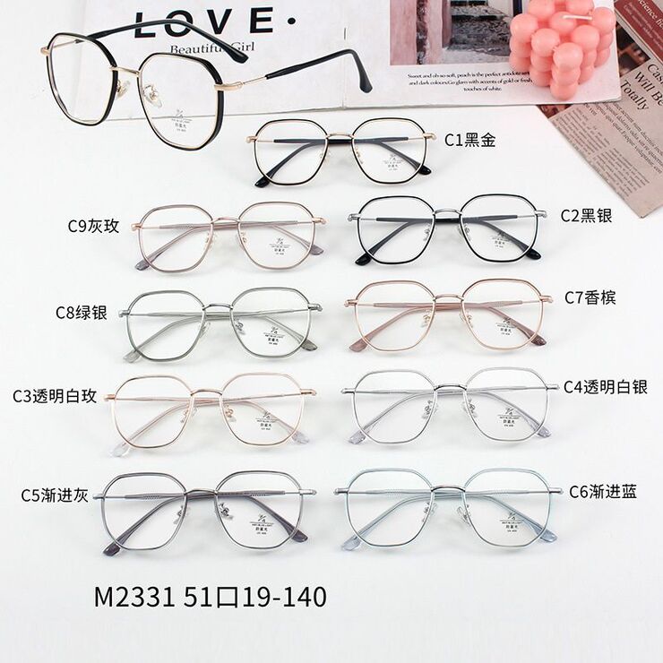 Combined frames with Blue Ray Cut lenses MAMO M2331