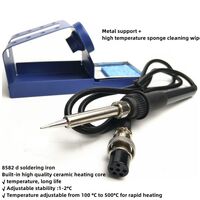 Soldering station 2 in 1, electric soldering iron + construction hair dryer (hot air gun) 8582D