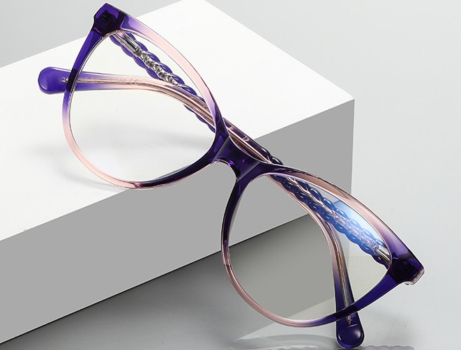 Twisted mirror legs  frames for glasses TR90+CA material (flex hinges) FOCUS FCS2136