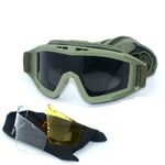 Safety shockproof tactical goggles 战术套装-沙漠蝗虫