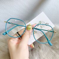 Metal + TR90 Blue Block glasses with blue light protection FENQI F0672