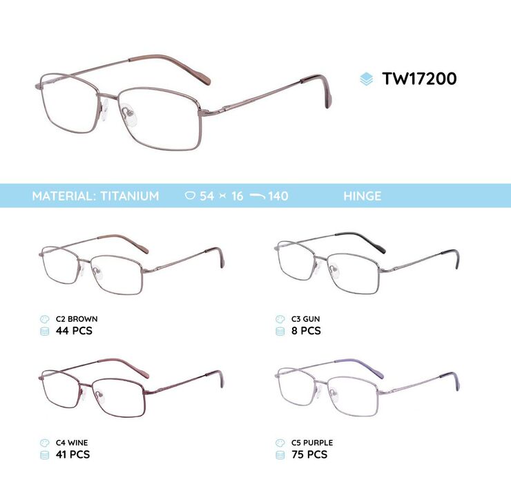 Оправа металлическая титановая TW17200
