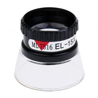 Portable pocket magnifier 13097-XX, diameter: 22 mm, magnification: 15X