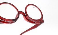 Plastic flip lens makeup eyeglasses 1910