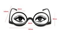 Plastic flip lens makeup eyeglasses 1910