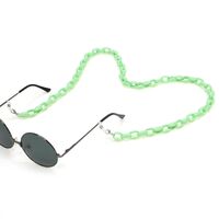 Acrylic non-slip matte chain, concave shape, for glasses and masks GB033