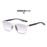 Sports reading PC plastic photochromic glasses with Blue Ray Cut protection KY1070渐变老花, diopters from +1.00 to +4.00