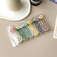 Set of 6 mini soft contact lens kits WL455六个装镊子, flowers