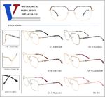 Оправа металлическая полуободковая с флексом D1042-DA