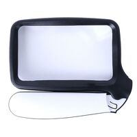 Magnifier with universal backlight, magnifying glass with handle 10863-XX, size: 108*63 mm, magnification: 2X