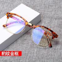 Metal eyeglasses 3016, diopters from 0.00 to -6.00, not centered 