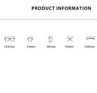 Metal Blue Block glasses with blue light protection FENQI F2203