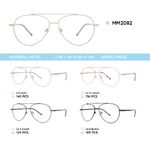 Metal men's frame for glasses MM2082