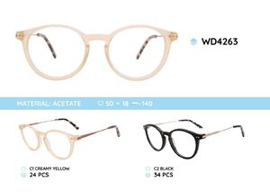 Plastic acetate eyeglasses frame for women WD4263