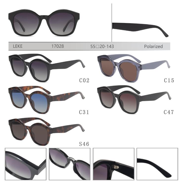 Polarized plastic sunglasses for women Leke LK17028