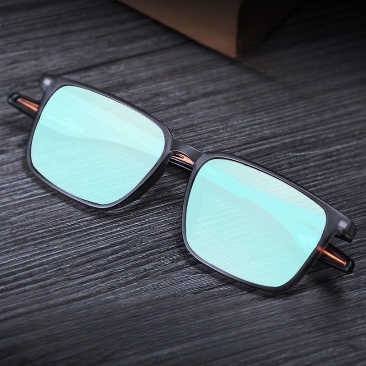 Blue Block TR90 glasses with blue light protection for colorblind people, with case KY1117-2色盲