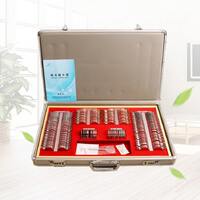 232 metal rim ophthalmic trial lens set in an aluminum case