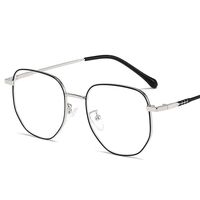 Metal glasses with blue light and UV protection 9676-2-GT