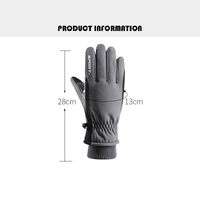 Windproof, frost-resistant, waterproof gloves for skiing, mountaineering, motorsports D-ST-23706