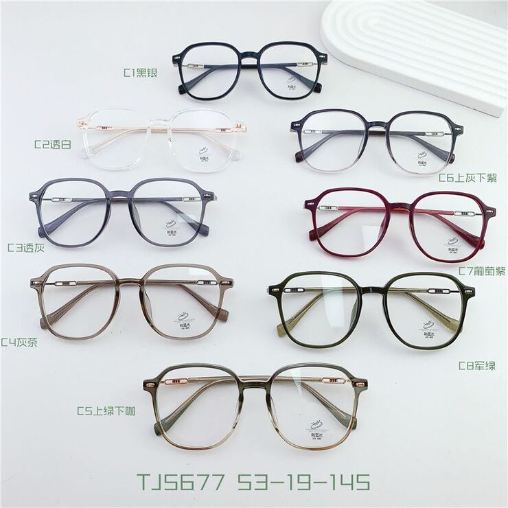 Hybrid metal + TR90 frame, with Blue Block coating SANTA TJ5677