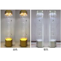 Стойка-витрина акриловая напольная вращающаяся для очков, оправ, футляров и аксессуаров 16006-35