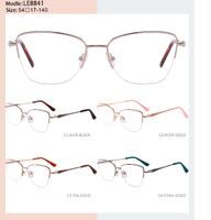 Оправа металлическая полуободковая с флексом LE8841-DA