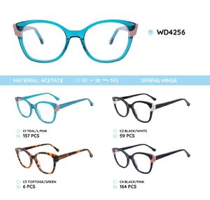 Plastic acetate eyeglasses frame for women WD4256