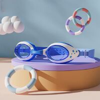 Swimming waterproof anti-fog goggles for kids (3-13 years), with box, 7600-YU