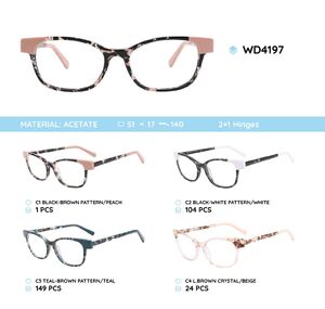 Plastic frames for glasses acetate material WD4197