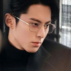 Metal glasses with blue light protection for men 9166-PN