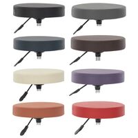 Round rotary lift back roller stool WZ-Y5C-1