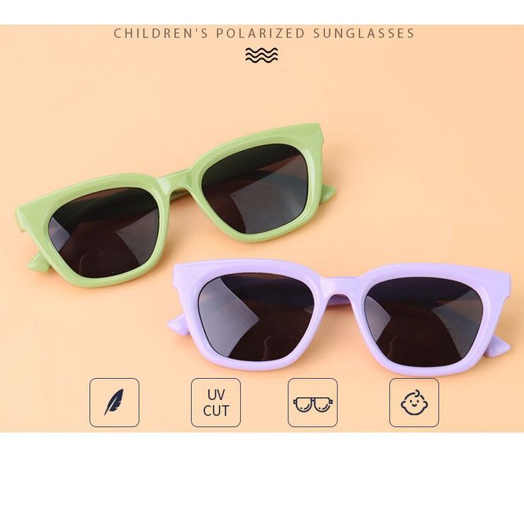 Polarized silicone sunglasses with UV400 protection for kids T11102