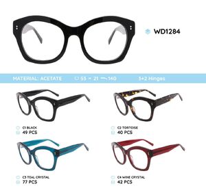 Plastic frames for glasses acetate material WD1284