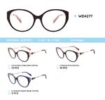 Plastic acetate eyeglasses frame for women WD4277