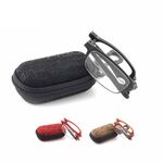 Plastic folding reading glasses 8008折叠 with case, diopters from +1.00 to +4.00, RMC=62-64