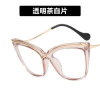Combined (plastic + metal) glasses with blue light protection for women 8729-PN