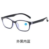Plastic glasses for reading, with Blue ray cut protection, diopters from +1.00 to +4.00, RMC=62-64, KY3028-3029-2老花