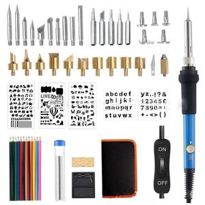 Soldering kit, 54 items, with 60 W electric soldering iron