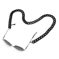 Acrylic non-slip matte chain, concave shape, for glasses and masks GB037