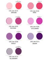 Paint powder TCN for coloring plastic CR39 lenses with an index of 1.50, set of 10 packs of 10 g each