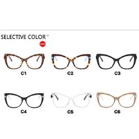 Plastic glasses with blue light protection for women 8573-PN