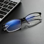 Plastic glasses for myopia, with Blue ray cut protection, diopters from 0.00 to -6.00, RMC=62-64, KY2821-7