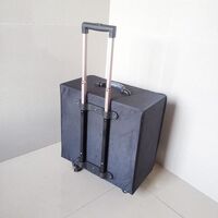 Mobile box (suitcase, trunk, organizer, display case) on wheels for frames and glasses for 120 slots JS-C221225