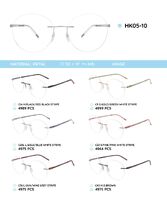 Metal rimless frame with TR-90 temples HK05-10