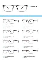 Металлическая оправа с дужками из материала TR-90 MR0026