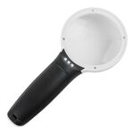 Magnifier with universal backlight, magnifying glass with handle 7016-XX, diameter 75 mm, magnification: 10Х